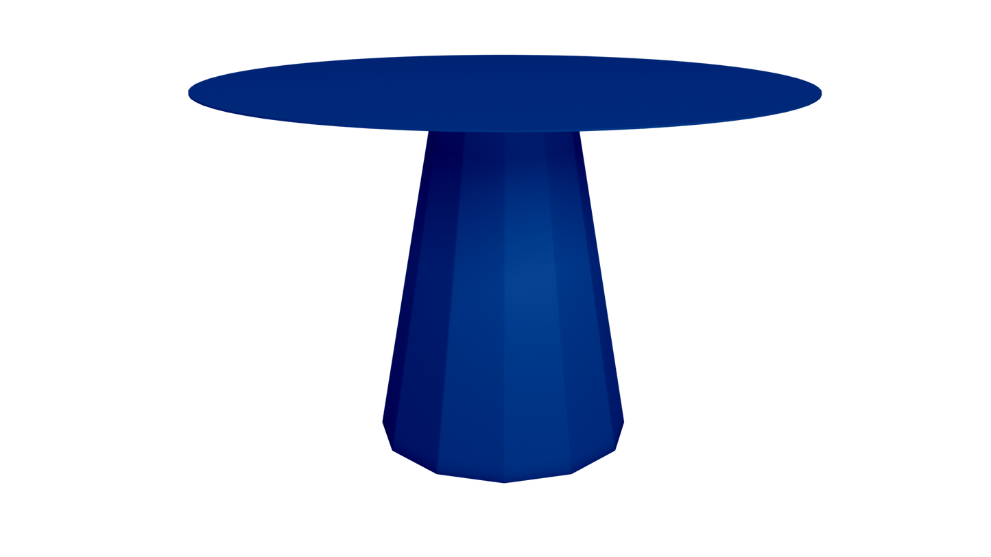 Table ronde en aluminium Ø80cm ou Ø120cm Ankara - MATIERE GRISE - La Maison MilanaiseTABLERONDEANKARAMETALBleu pur 112Ø120cm