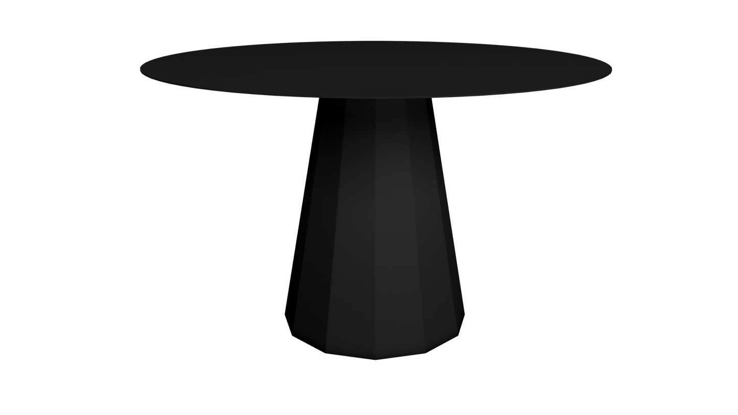 Table ronde en aluminium Ø80cm ou Ø120cm Ankara - MATIERE GRISE - La Maison MilanaiseTABLERONDEANKARAMETALNoir mat 031Ø120cm
