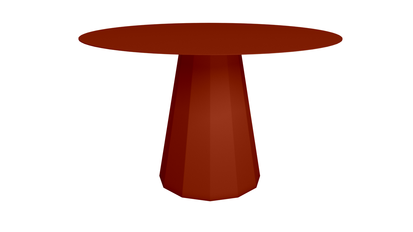 Table ronde en aluminium Ø80cm ou Ø120cm Ankara - MATIERE GRISE - La Maison MilanaiseTABLERONDEANKARAMETALTerracotta 142Ø120cm