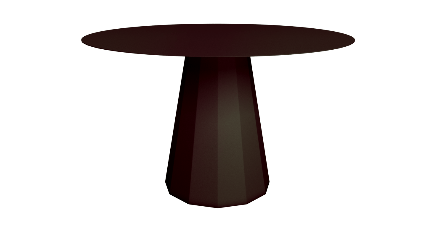 Table ronde en aluminium Ø80cm ou Ø120cm Ankara - MATIERE GRISE - La Maison MilanaiseTABLERONDEANKARAMETALViolet de Mars 171Ø120cm