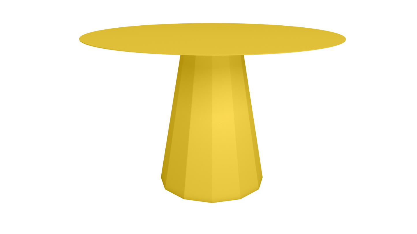 Table ronde en aluminium Ø80cm ou Ø120cm Ankara - MATIERE GRISE - La Maison MilanaiseTABLERONDEANKARAMETALPoussin 014Ø120cm