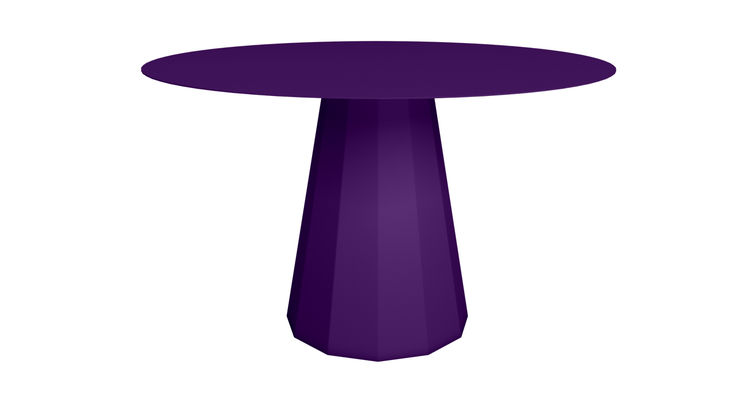 Table ronde en aluminium Ø80cm ou Ø120cm Ankara - MATIERE GRISE - La Maison MilanaiseTABLERONDEANKARAMETALUltra Violet 172Ø120cm