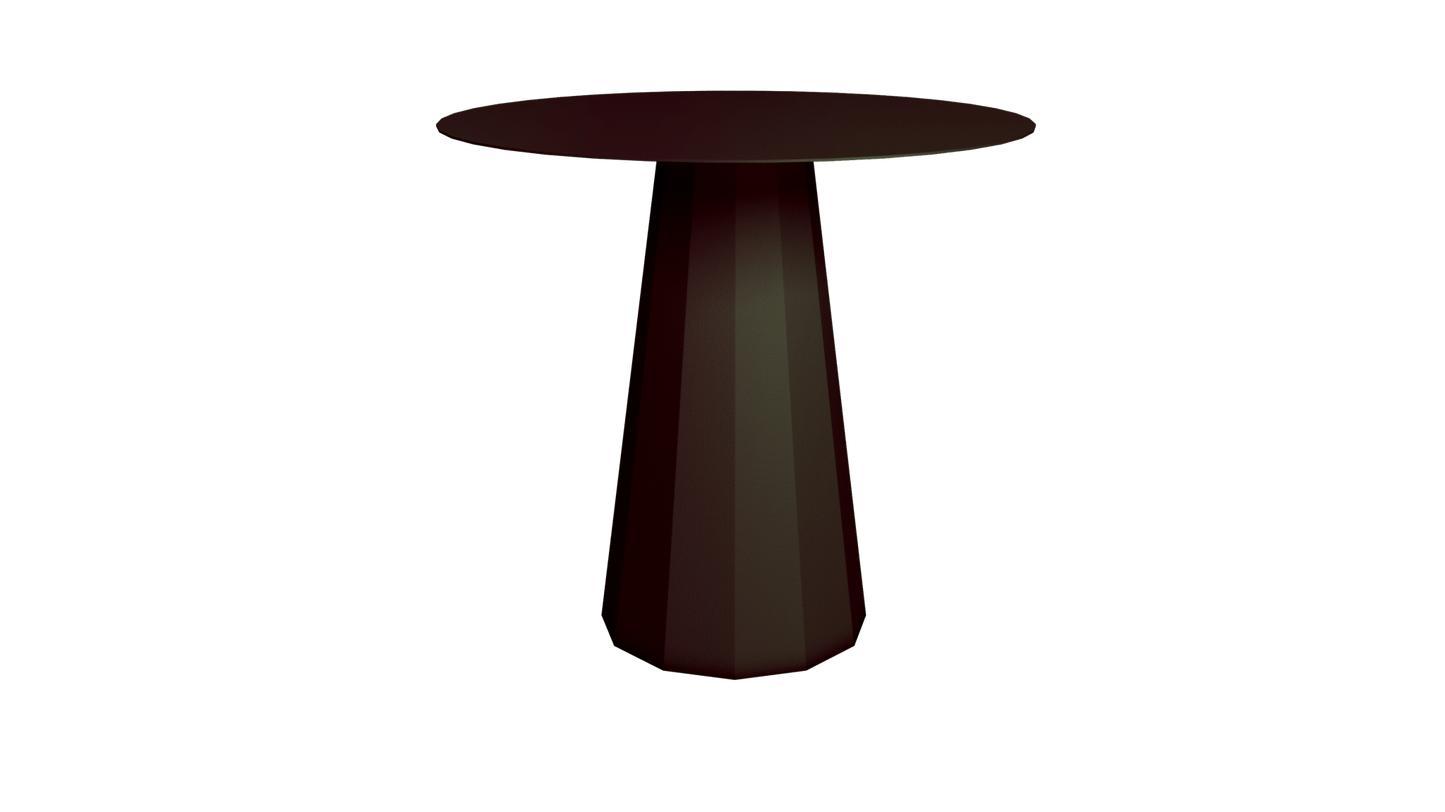 Table ronde en aluminium Ø80cm ou Ø120cm Ankara - MATIERE GRISE - La Maison MilanaiseTABLERONDEANKARAMETALViolet de Mars 171Ø80cm