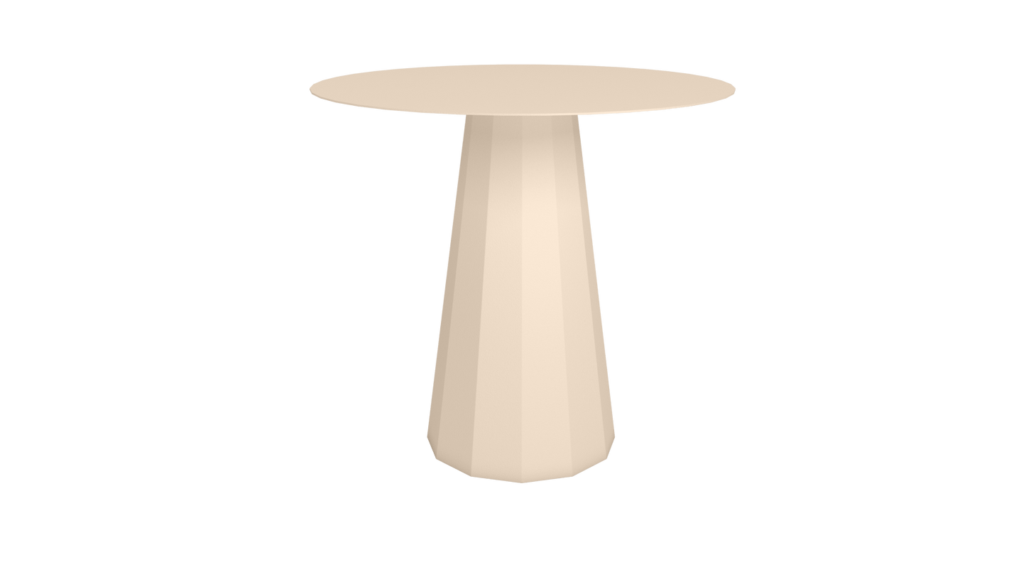 Table ronde en aluminium Ø80cm ou Ø120cm Ankara - MATIERE GRISE - La Maison MilanaiseTABLERONDEANKARAMETALEggshell 161Ø80cm