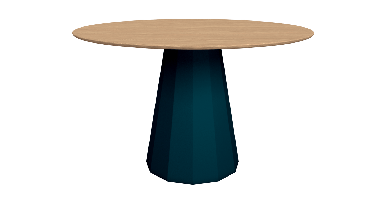 Table ronde en bois avec pied conique en métal Ø80cm ou Ø120cm Ankara - MATIÈRE GRISE - La Maison MilanaiseTABLEANKARAMETALBOISCanard 115Ø80cm