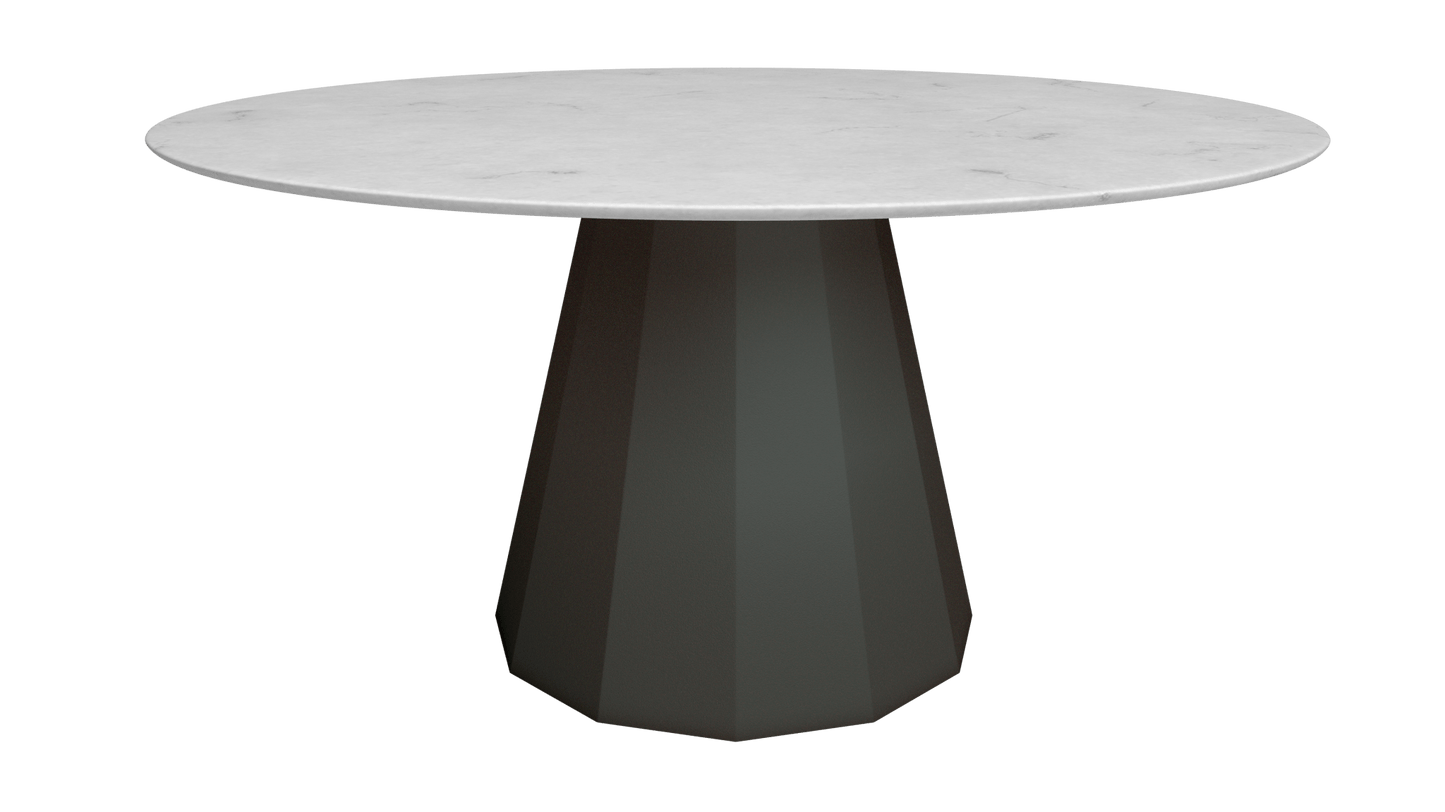 Table ronde en marbre avec pied conique en métal Ø150cm Ankara - MATIÈRE GRISE - La Maison MilanaiseANKARARONDE150CARRAREWinners 223