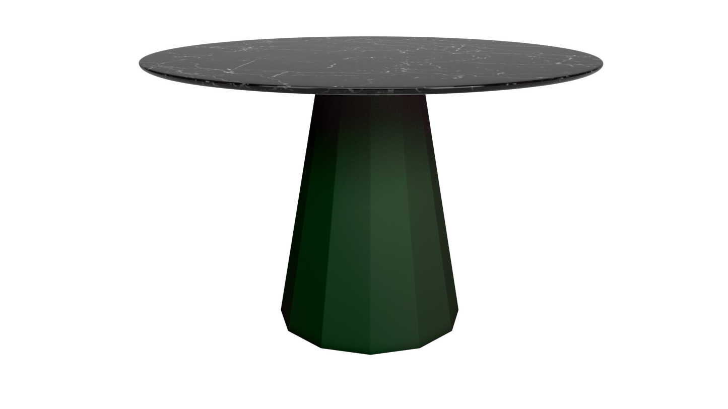Table ronde en marbre avec pied conique en métal Ø80cm ou Ø120cm Ankara - MATIÈRE GRISE - La Maison MilanaiseANKARARONDEMETALMARQUINAJekyll 123Ø80cm