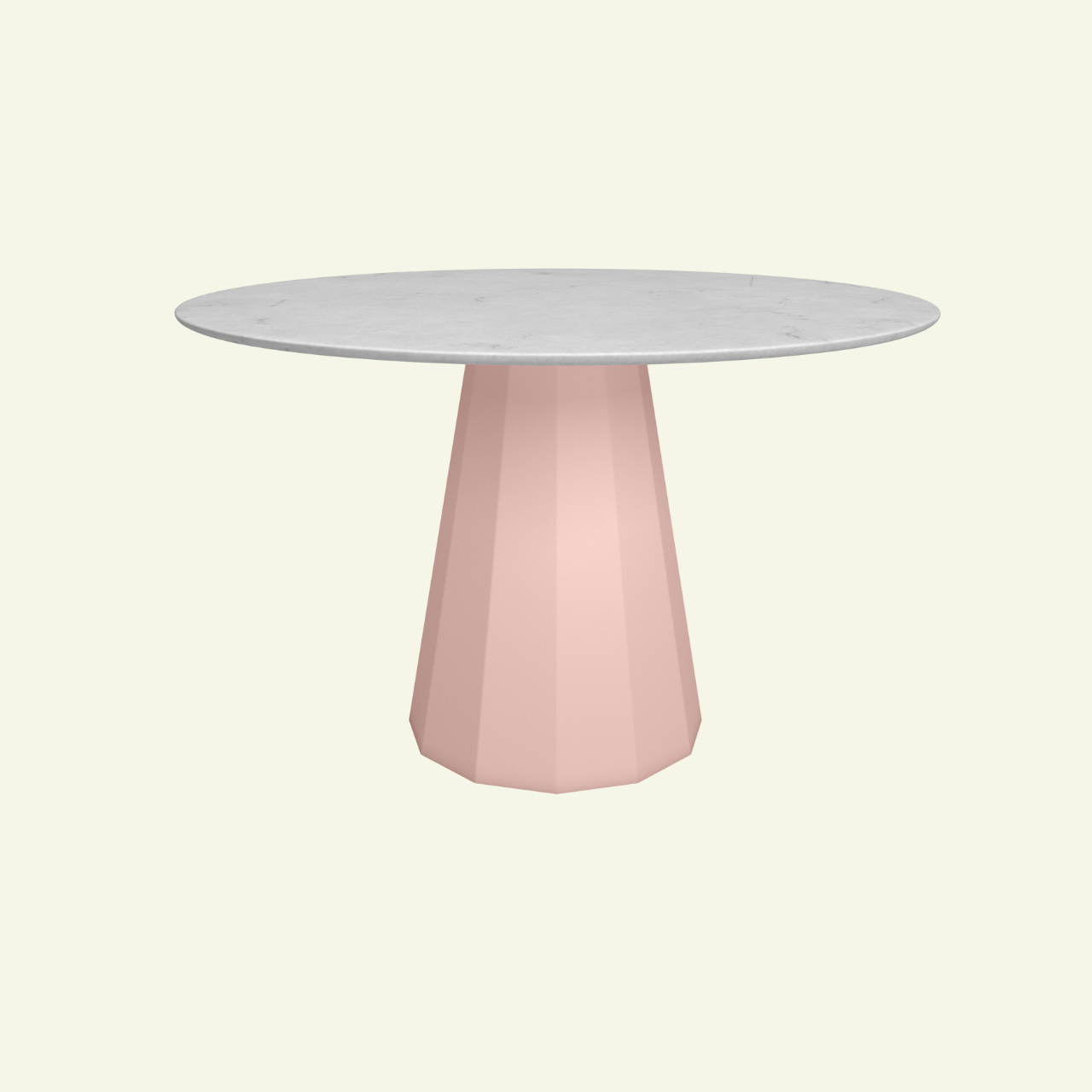 Table ronde en marbre et métal Ø80cm ou Ø120cm Ankara - MATIERE GRISE - La Maison MilanaiseANKARARONDECARRAREEggshell 161Ø80cm