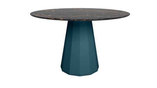 Table ronde marbre avec pied conique en métal Ø80cm ou Ø120cm Ankara - MATIÈRE GRISE - La Maison MilanaiseANKARARONDEMETALSTLAURENTHoule 116Ø80cm