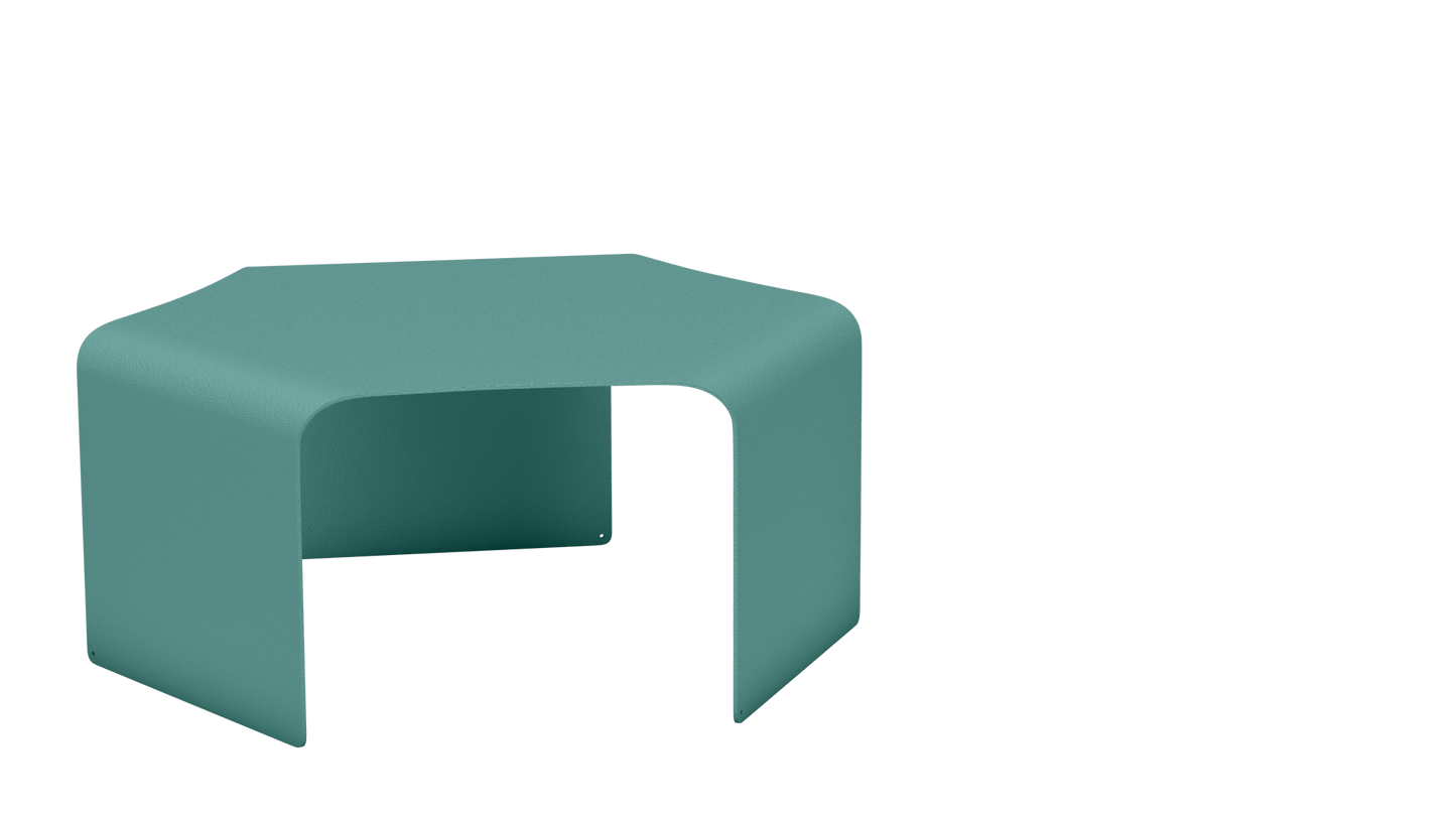 Tables basses empilables design en métal Ponant - MATIERE GRISE - La Maison MilanaiseNoir mat 031Celadon 006