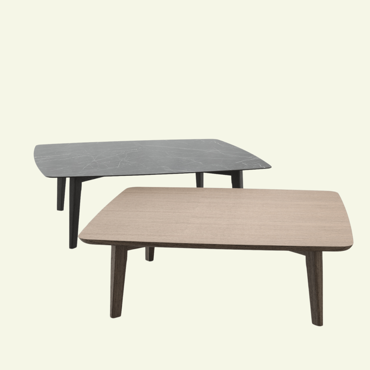Tables basses PRADO – Une présence sculpturale et raffinée - IMPERIAL LINE - La Maison MilanaisePRADO - 170x70cm30cmBois Biscotto