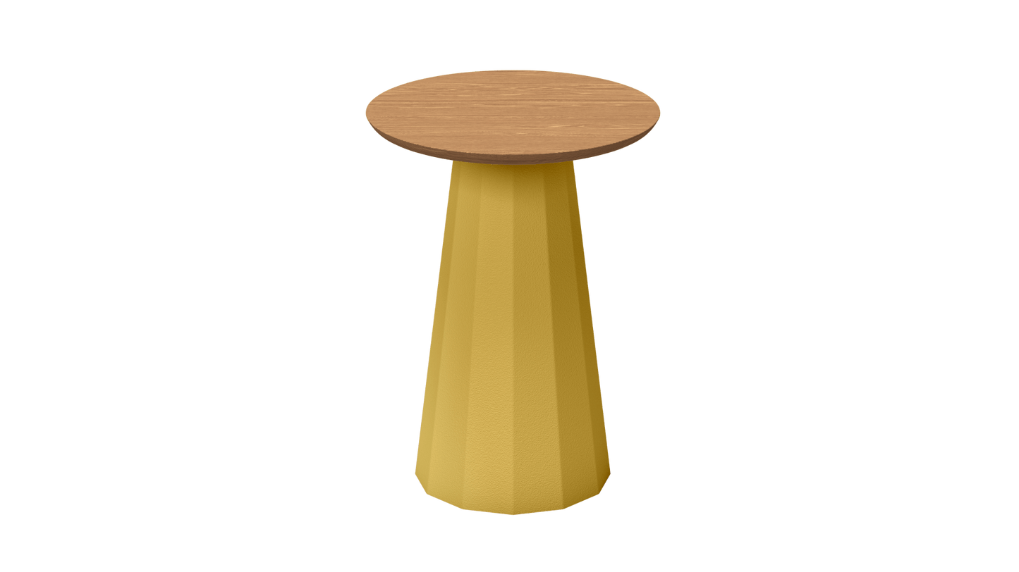 Tabouret conique en bois et métal Ankara - MATIERE GRISE - La Maison MilanaiseTABOURETANKARAINT - 34Laiton 230