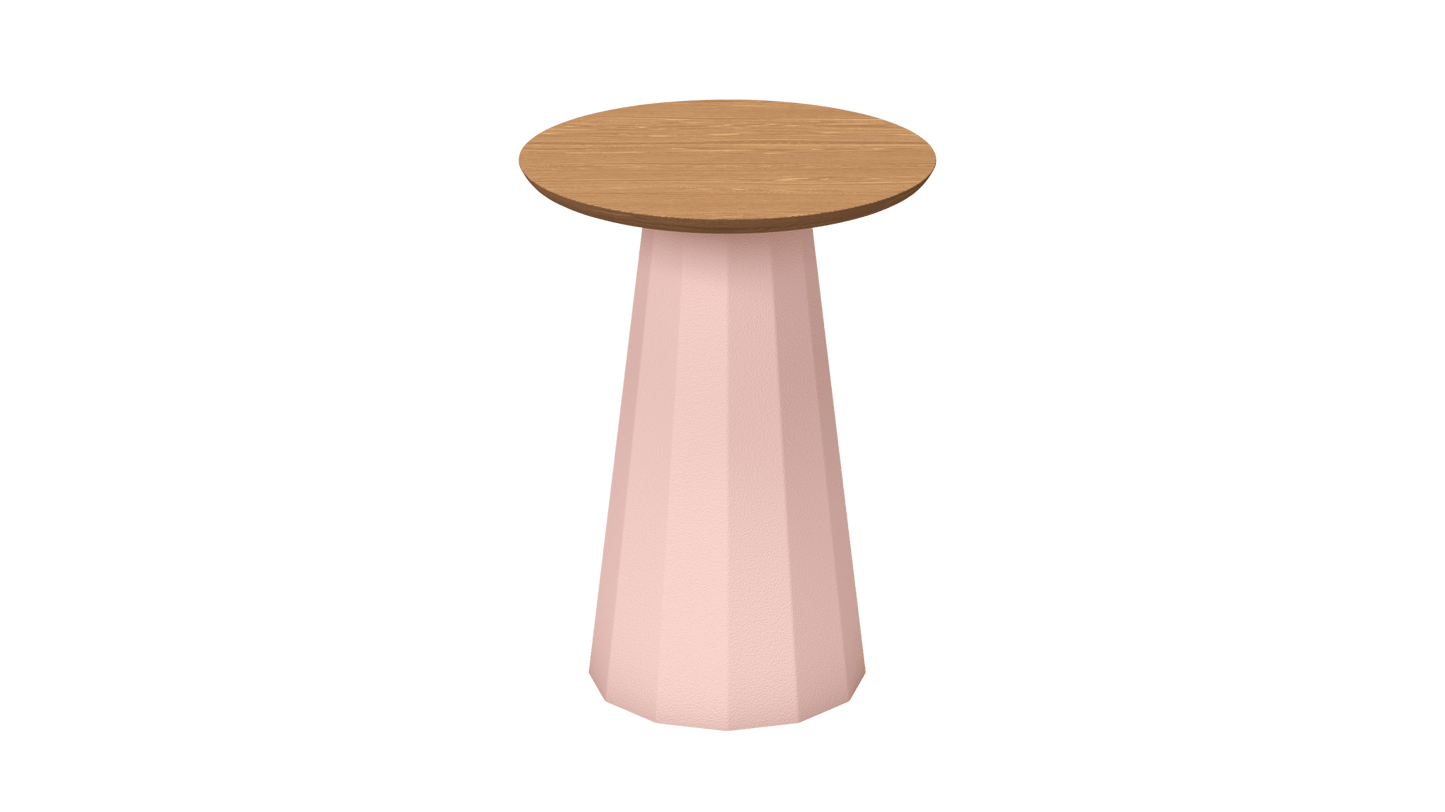 Tabouret conique en bois et métal Ankara - MATIERE GRISE - La Maison MilanaiseTABOURETANKARAINT - 14Baby pink 162