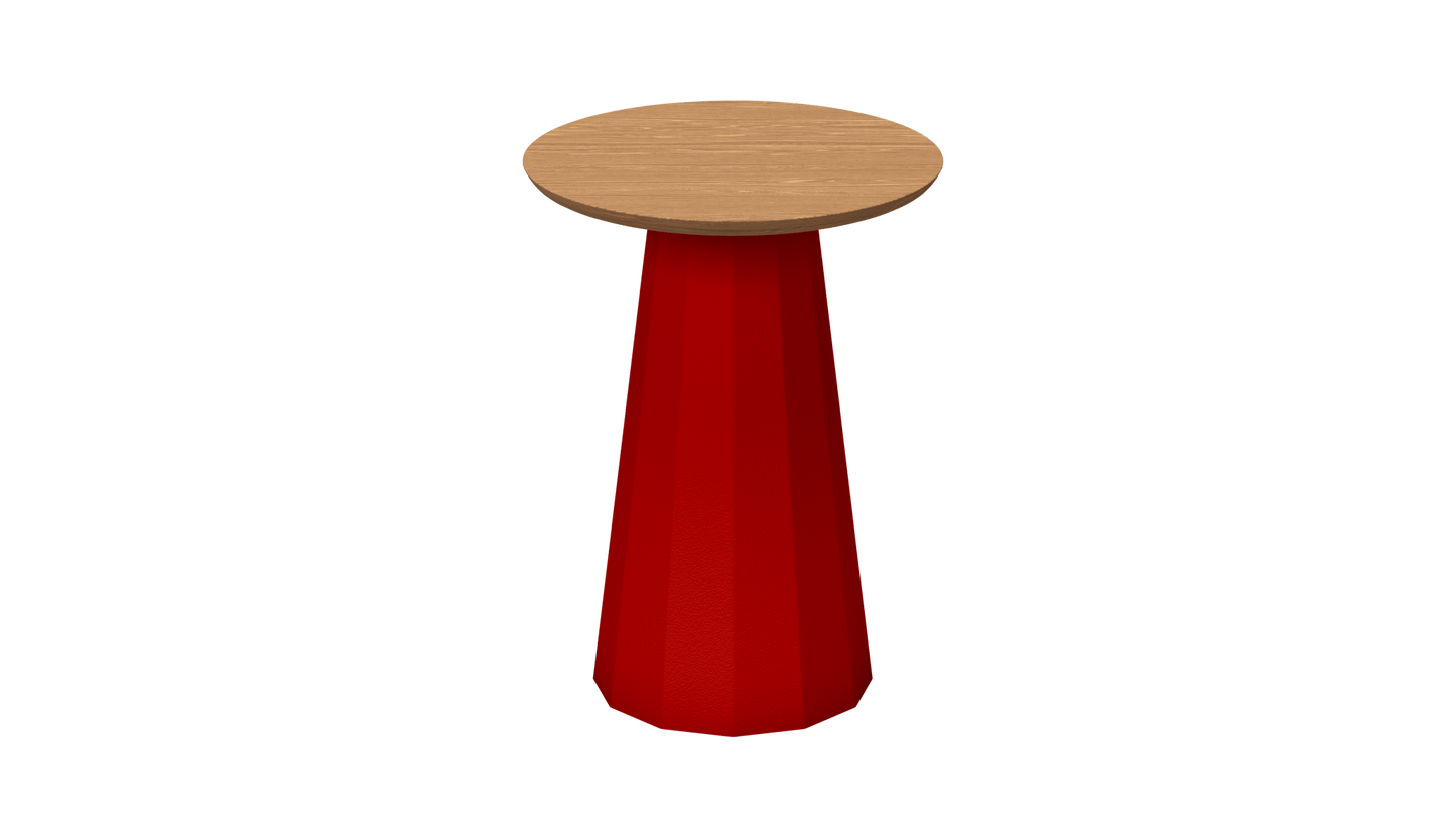 Tabouret conique en bois et métal Ankara - MATIERE GRISE - La Maison MilanaiseTABOURETANKARAINT - 2Vermillon 012