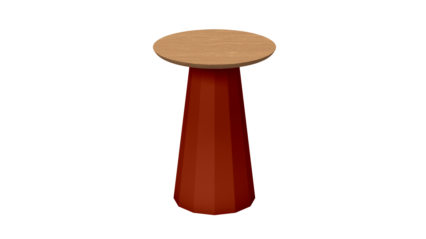 Tabouret conique en bois et métal Ankara - MATIERE GRISE - La Maison MilanaiseTABOURETANKARAINT - 19Terracotta 142