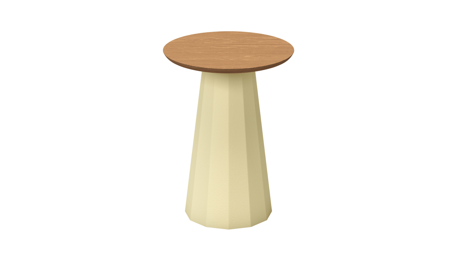 Tabouret conique en bois et métal Ankara - MATIERE GRISE - La Maison MilanaiseTABOURETANKARAINT - 35Champagne 231