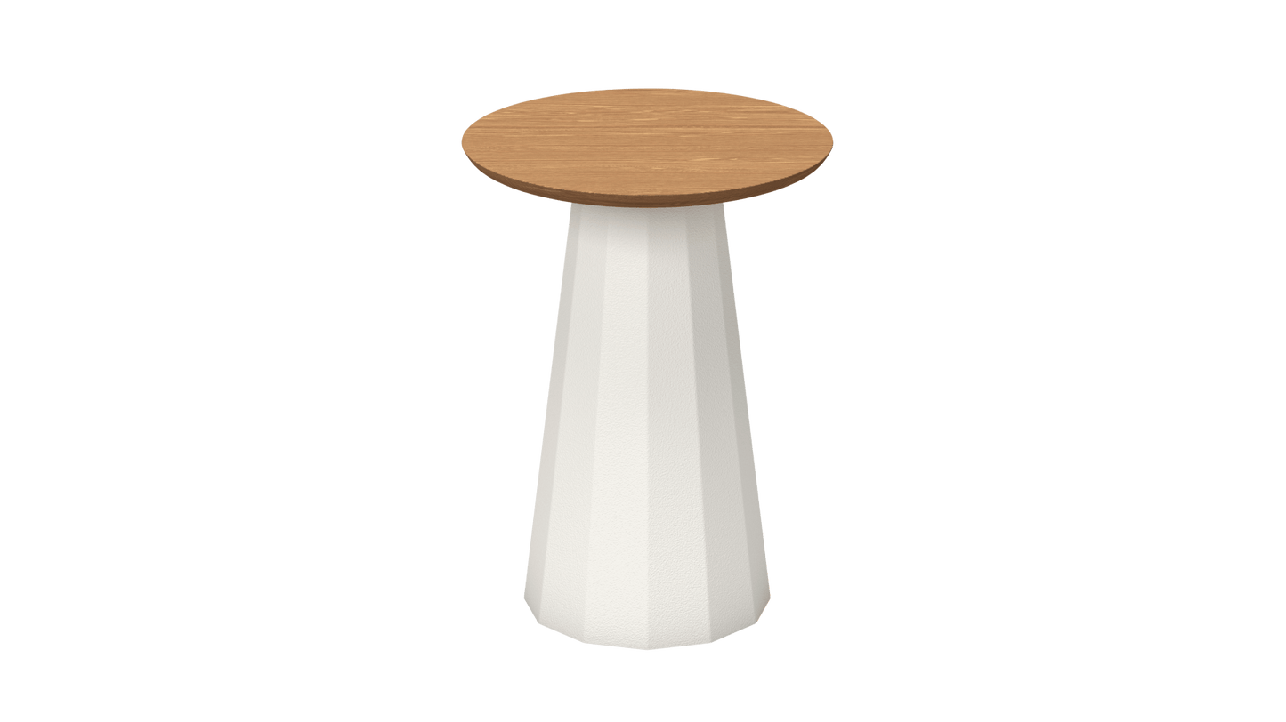 Tabouret conique en bois et métal Ankara - MATIERE GRISE - La Maison MilanaiseTABOURETANKARAINT - 13Craie 023