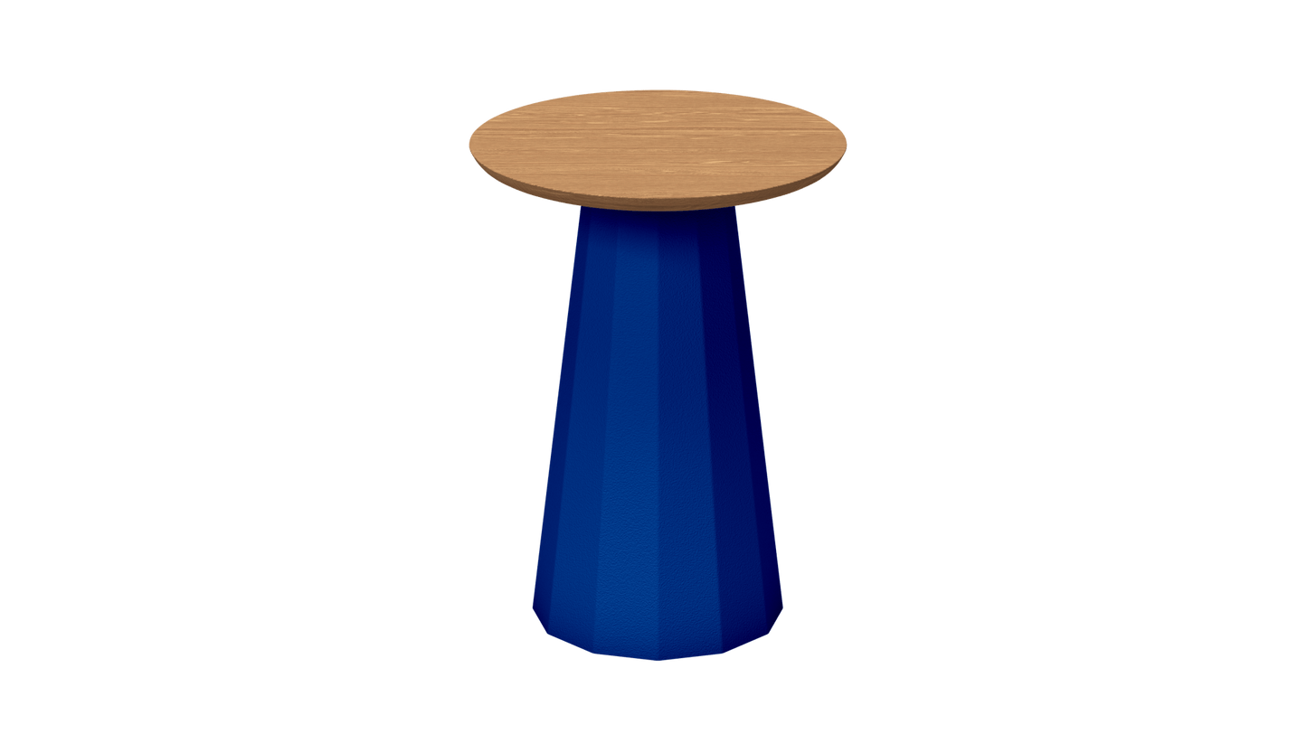 Tabouret conique en bois et métal Ankara - MATIERE GRISE - La Maison MilanaiseTABOURETANKARAINT - 22Bleu pur 112