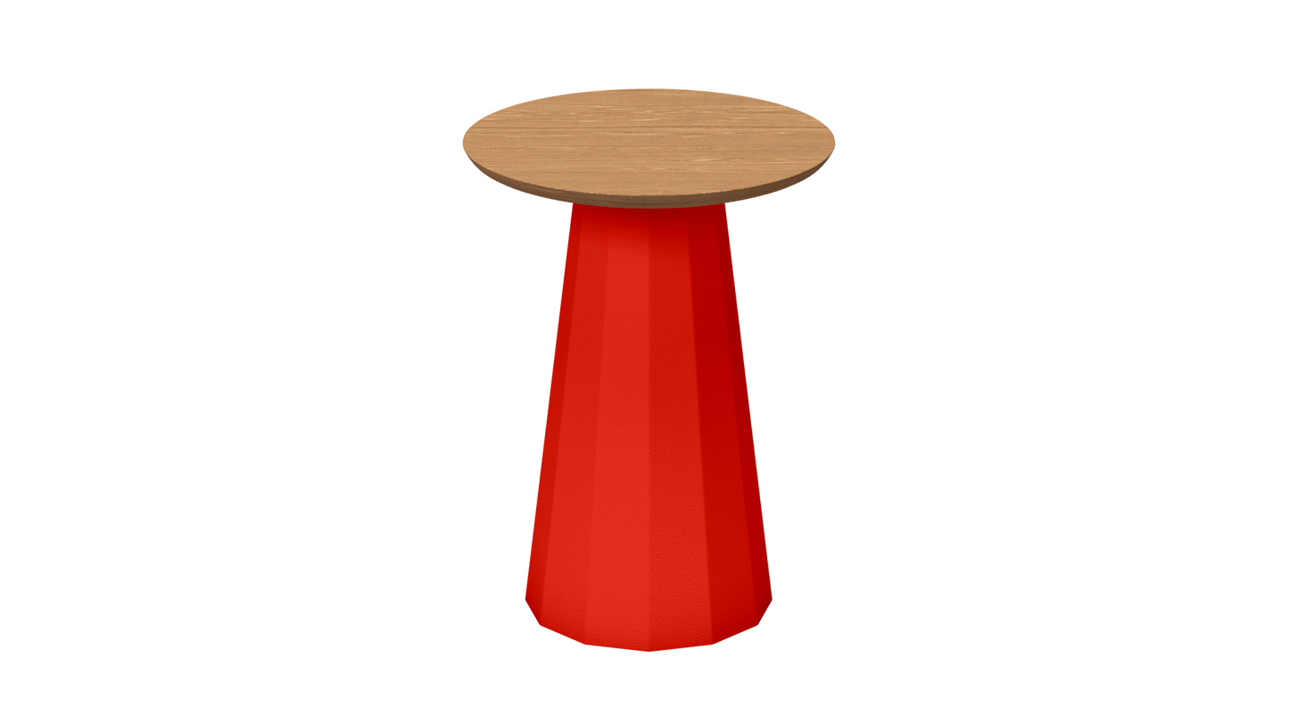 Tabouret conique en bois et métal Ankara - MATIERE GRISE - La Maison MilanaiseTABOURETANKARAINT - 16Corail 032
