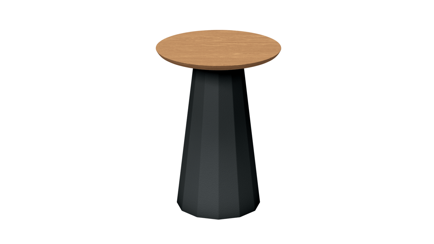 Tabouret conique en bois et métal Ankara - MATIERE GRISE - La Maison MilanaiseTABOURETANKARAINT - 5Anthracite 222