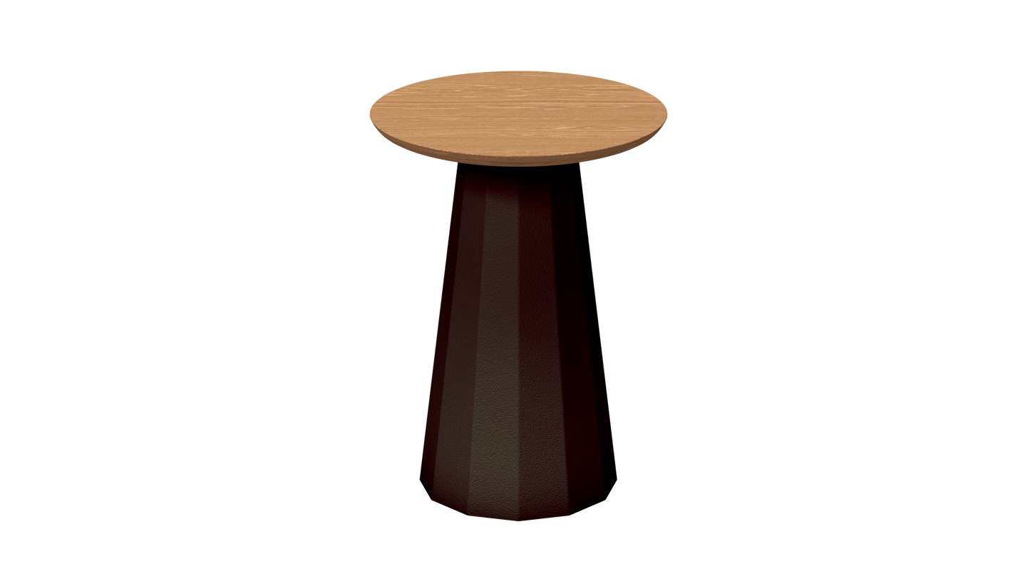 Tabouret conique en bois et métal Ankara - MATIERE GRISE - La Maison MilanaiseTABOURETANKARAINT - 31Violet de Mars 171