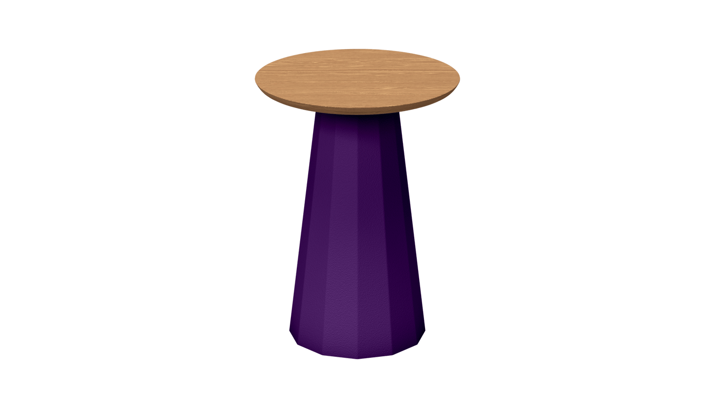 Tabouret conique en bois et métal Ankara - MATIERE GRISE - La Maison MilanaiseTABOURETANKARAINT - 20Ultra Violet 172