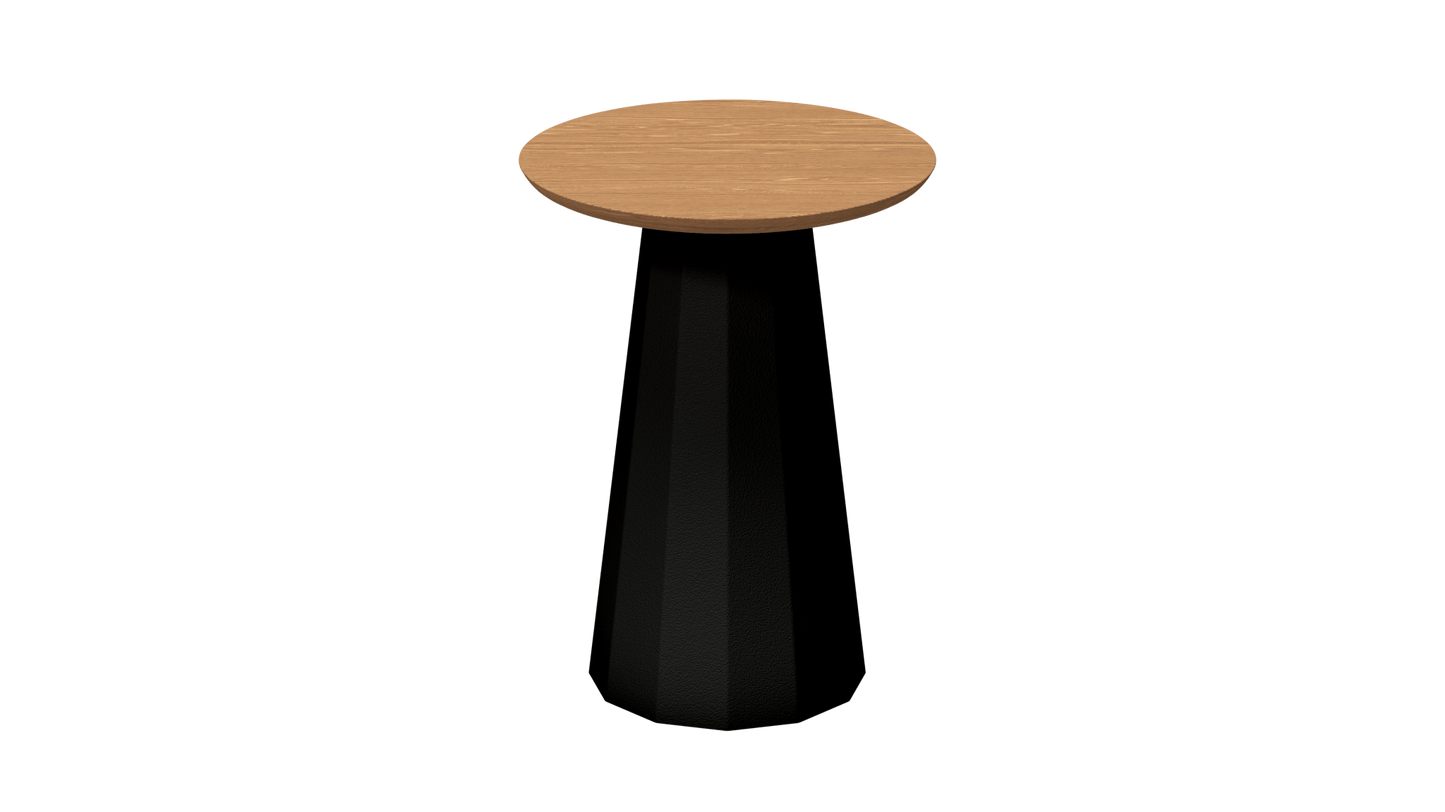 Tabouret conique en bois et métal Ankara - MATIERE GRISE - La Maison MilanaiseTABOURETANKARAINT - 6Noir mat 031
