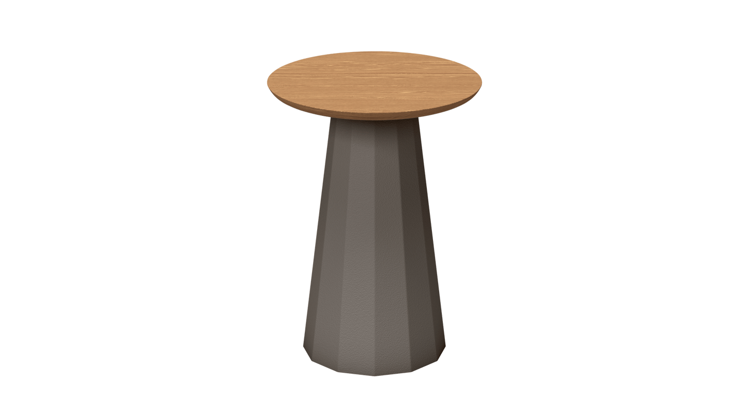 Tabouret conique en bois et métal Ankara - MATIERE GRISE - La Maison MilanaiseTABOURETANKARAINT - 10Taupe 192