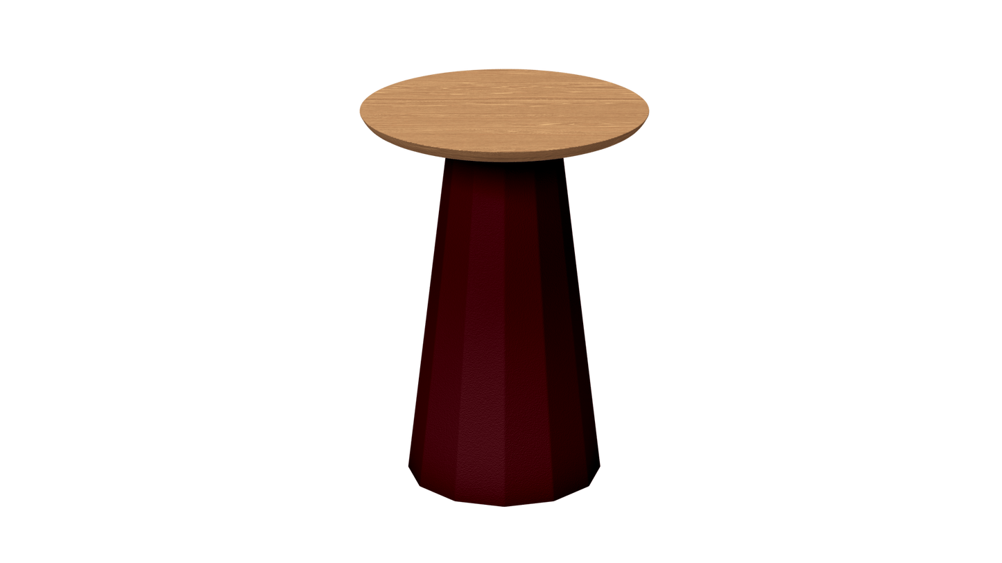 Tabouret conique en bois et métal Ankara - MATIERE GRISE - La Maison MilanaiseTABOURETANKARAINT - 3Bourgogne 153