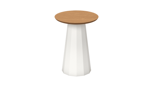 Tabouret conique en bois et métal Ankara - MATIERE GRISE - La Maison MilanaiseTABOURETANKARAINT - 40Blanc 001