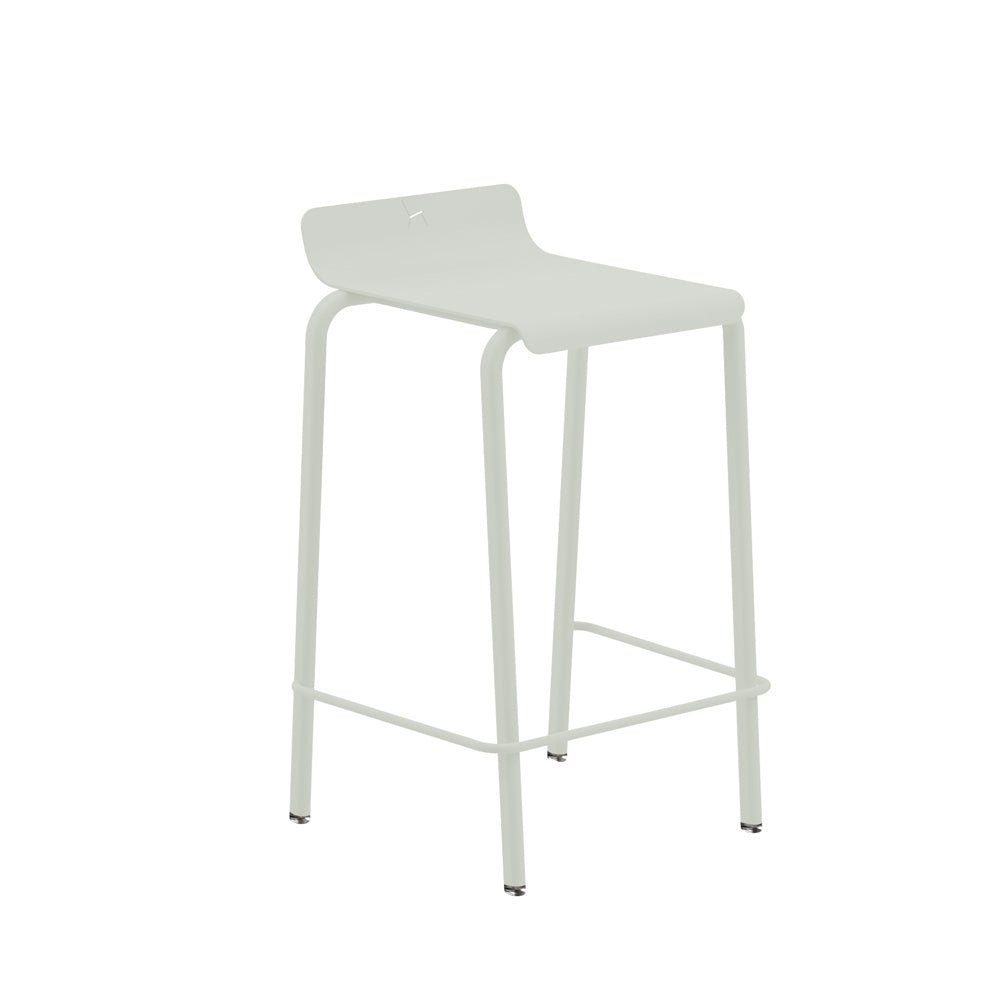 Tabouret de comptoir en aluminium Design et fabrication française - ALLURE D'AZUR - La Maison Milanaise582303L - 10Ecume
