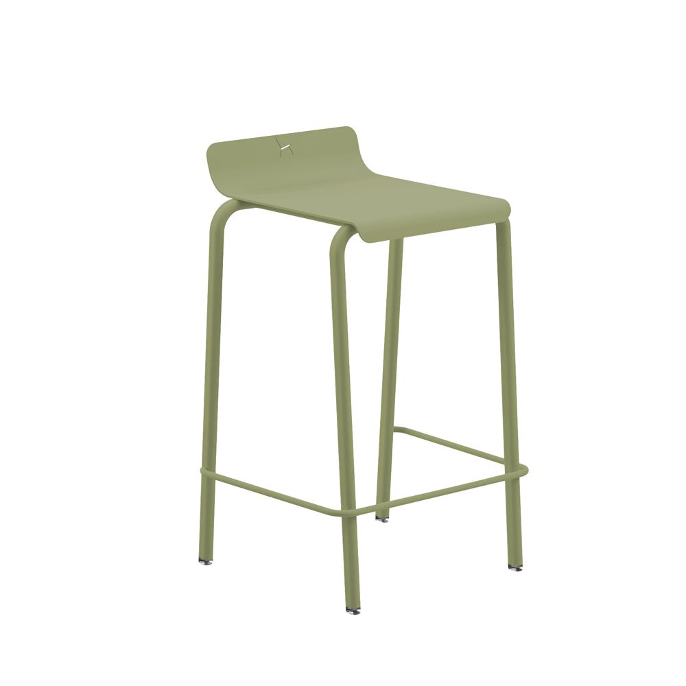 Tabouret de comptoir en aluminium Design et fabrication française - ALLURE D'AZUR - La Maison Milanaise582303L - 13Olivier