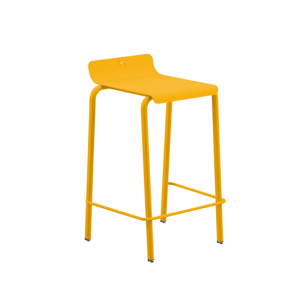 Tabouret de comptoir en aluminium Design et fabrication française - ALLURE D'AZUR - La Maison Milanaise582303L - 14Mimosa