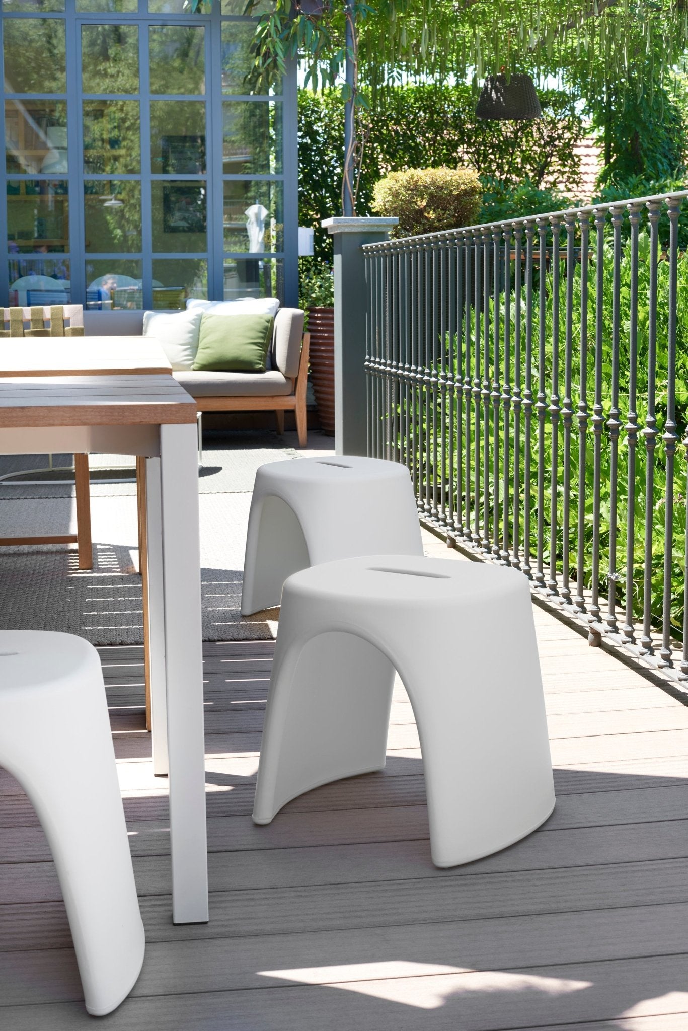 Tabouret empilable Amélie Sgabello – Design par Italo Pertichini - SLIDE - La Maison MilanaiseAMELIESGABELLO1Gris colombe