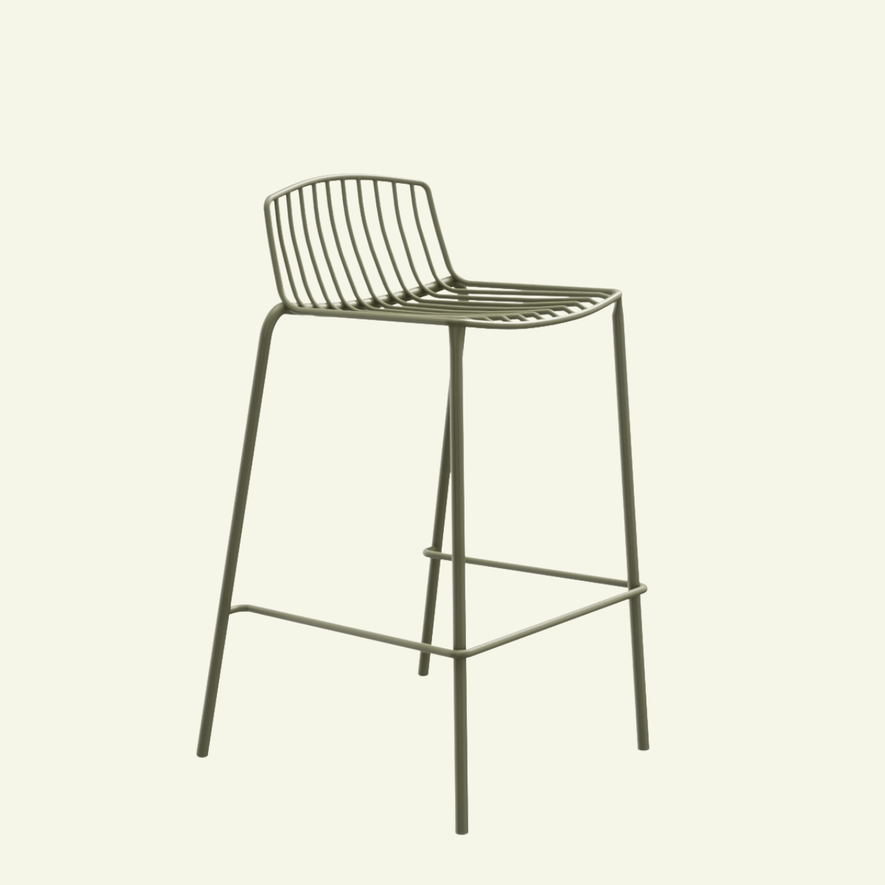 Tabouret RIGA – Simplicité graphique, audace chromatique - IMPERIAL LINE - La Maison MilanaiseTABOURETRIGA - 1H80xL49xP49cm Hauteur d'assise 65cmBlanc