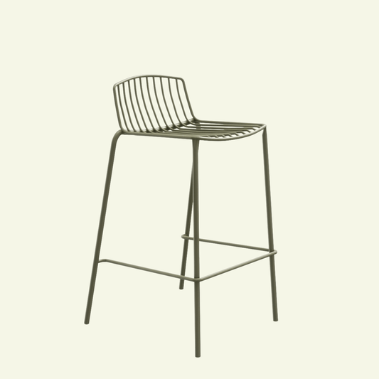 Tabouret RIGA – Simplicité graphique, audace chromatique - IMPERIAL LINE - La Maison MilanaiseTABOURETRIGA - 1H80xL49xP49cm Hauteur d'assise 65cmBlanc