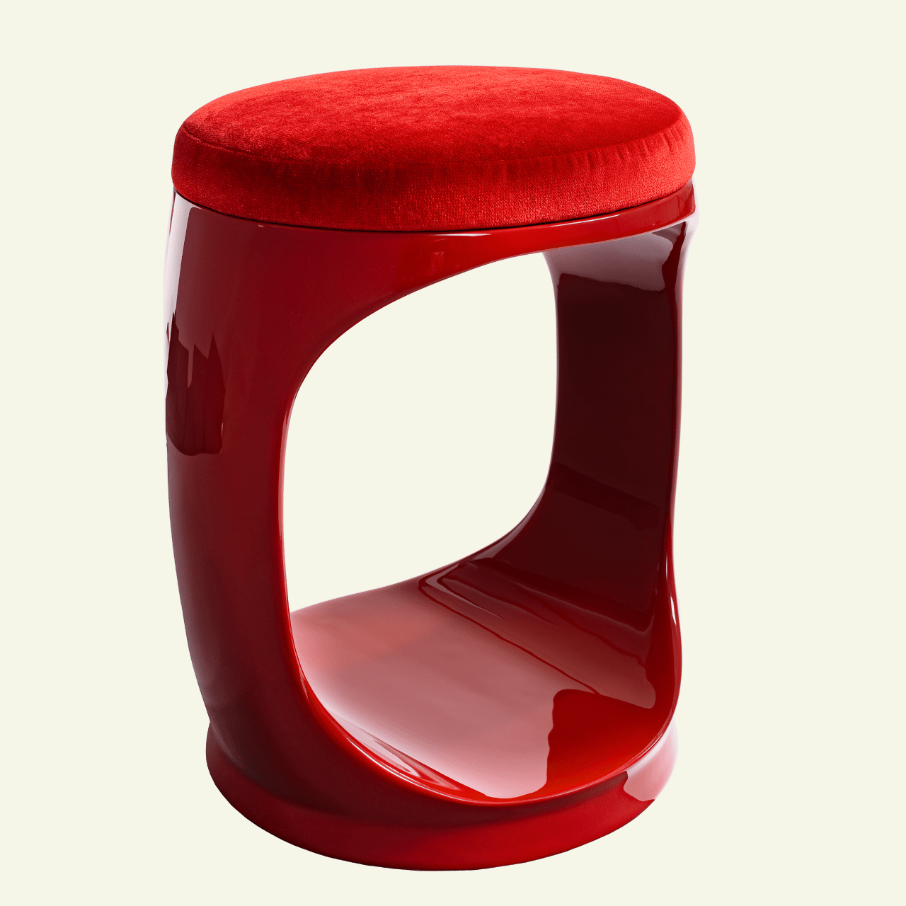 Tabouret RING – Coloris Rose – SOFTICATED - La Maison MilanaiseSOFTICATED - 11Rouge