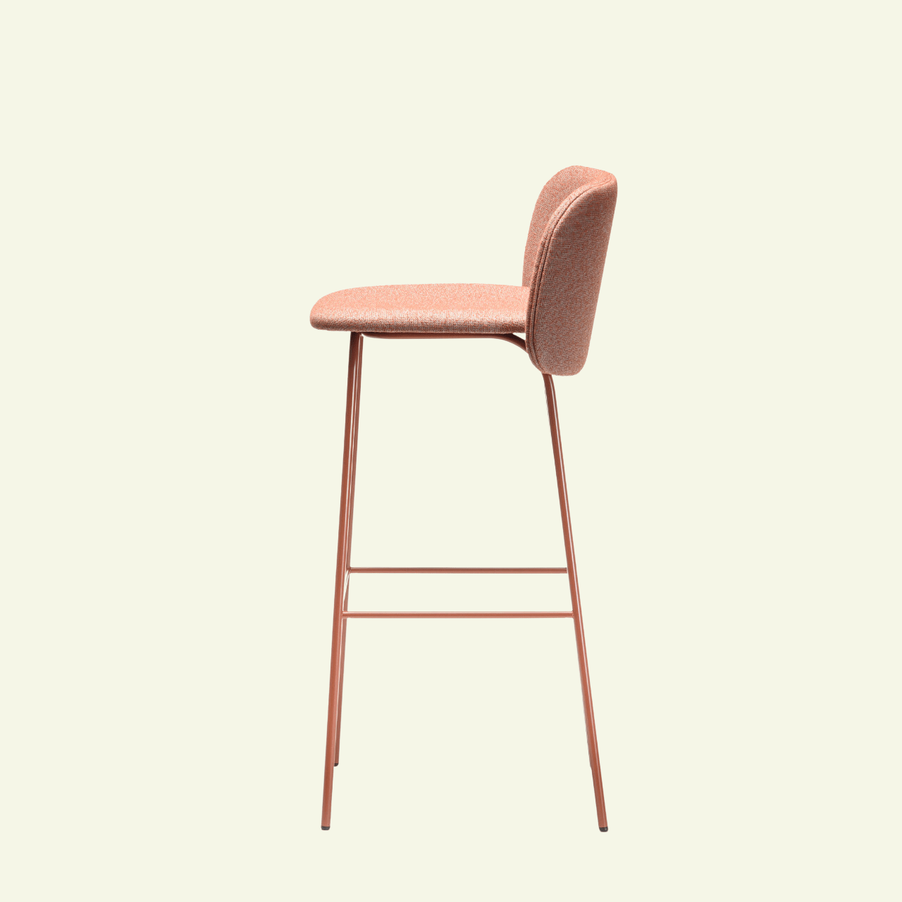 Tabouret tissus et métal terracotta Chips M - CHAIRS AND MORE - La Maison MilanaisechipsMSG80metalterraGrand Tabouret L54cmxH102cmxP51cm hauteur d'assise 82cm