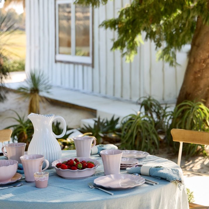 Tasses bord à volants en grès fin Rosa, lot de 6 - COSTA NOVA - La Maison MilanaiseDAC141RRose