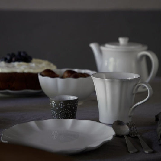 Tasses bord à volants en grès fin Rosa, lot de 6 - COSTA NOVA - La Maison MilanaiseDAC141RRose