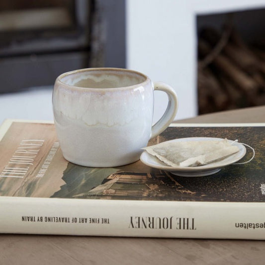 Tasses et sous - tasses en grès fin Brisa, lot de 6 - COSTA NOVA - La Maison MilanaiseLNCS02Bleu6 Tasses à café 8.1x6.3xH4.8 cm Ø12.5cm 0.07LBleu