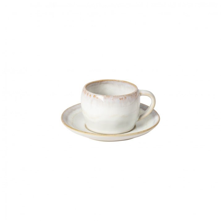 Tasses et sous - tasses en grès fin Brisa, lot de 6 - COSTA NOVA - La Maison MilanaiseLNCS03Sel6 Tasses à thé 11.6x9xH4.8cm Ø15.4cm 0.23LSel
