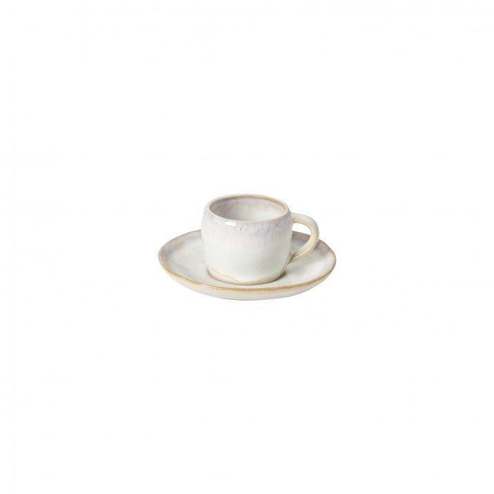 Tasses et sous - tasses en grès fin Brisa, lot de 6 - COSTA NOVA - La Maison MilanaiseLNCS02Sel6 Tasses à café 8.1x6.3xH4.8 cm Ø12.5cm 0.07LSel