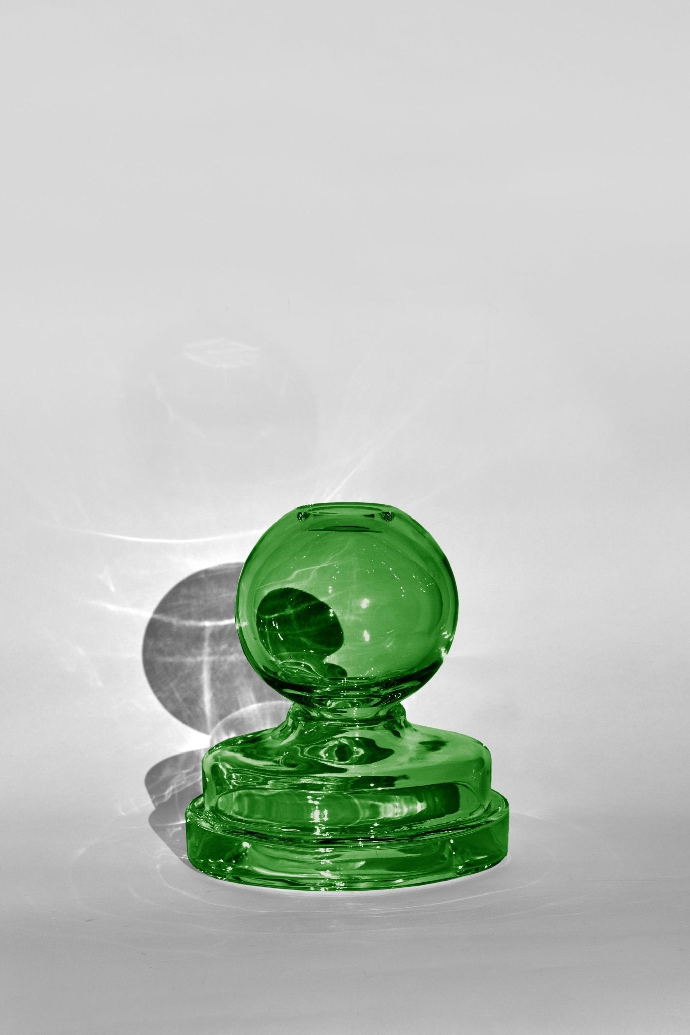 Vase Asinara Design sculptural en cristal soufflé à la main - STUDIO BOJOLA - La Maison MilanaiseASINARA - 1Vert