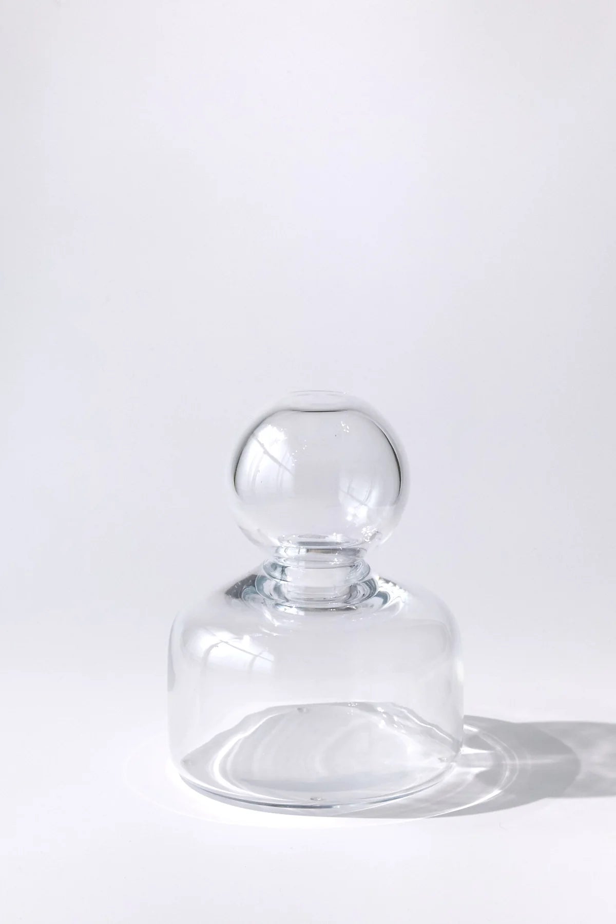 Vase Cefalù Design sculptural en cristal soufflé à la main - STUDIO BOJOLA - La Maison MilanaiseCEFALUTransparent