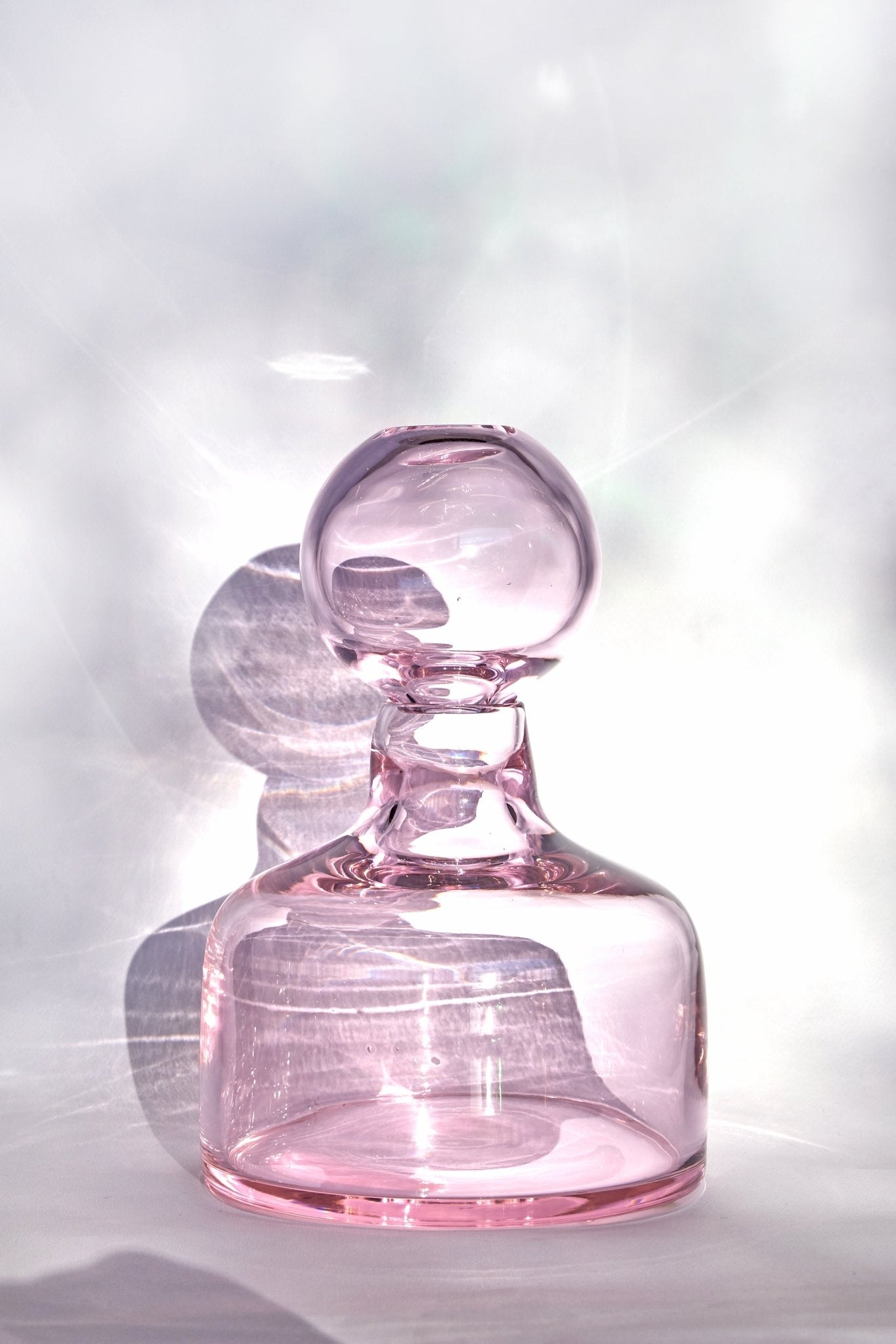 Vase Cefalù Design sculptural en cristal soufflé à la main - STUDIO BOJOLA - La Maison MilanaiseCEFALUTransparent