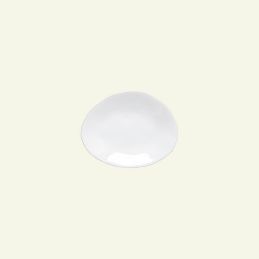 Assiettes apéritives ovales en grés fin Livia, lot de 6 - COSTA NOVA