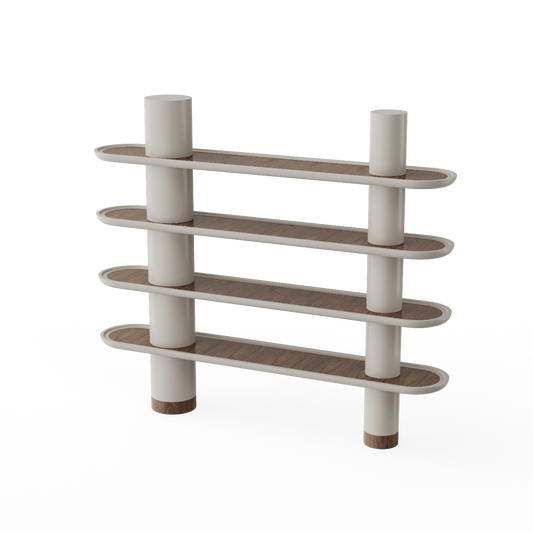Bibliothèque MINA 220 – Architecture organique et élégance sculpturale - ULTRA MOBILI