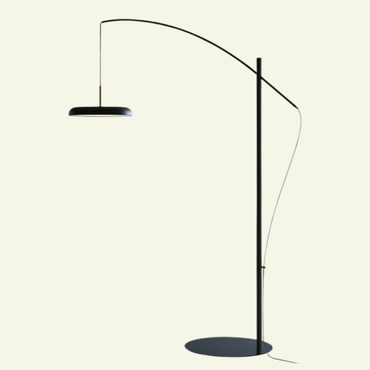 Lampadaire en aluminium noir design ZERO 11 - LUMEN CENTER