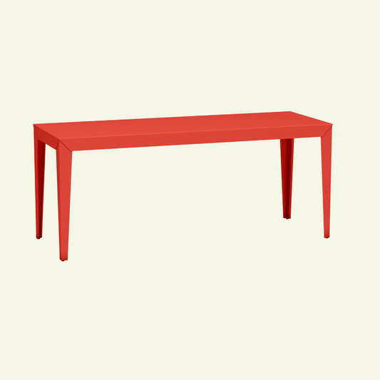 Table Zef 180cmx65cm – Design métal, personnalisable intérieur/extérieur - MATIERE GRISE